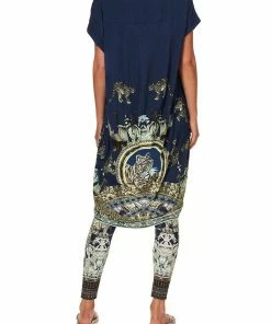 Camilla EBoutique (US) LONG SCOOP BACK HEM T-SHIRT A LITTLE PAST TWILIGHT Sale Activewear & Loungewear