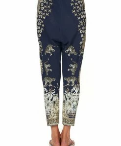Camilla EBoutique (US) RIB WAIST RELAXED PANT A LITTLE PAST TWILIGHT