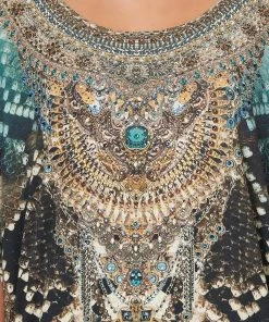 Camilla EBoutique (US) ROUND NECK LOUNGE KAFTAN PREY