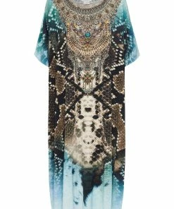 Camilla EBoutique (US) ROUND NECK LOUNGE KAFTAN PREY