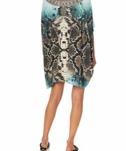 Camilla EBoutique (US) Sale Activewear & Loungewear SHORT ROUND NECK LOUNGE KAFTAN PREY