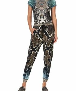 Camilla EBoutique (US) Sale Activewear & Loungewear CURVED HEM FITTED TEE PREY