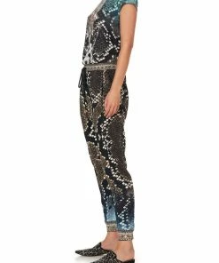 Camilla EBoutique (US) Sale Activewear & Loungewear CURVED HEM FITTED TEE PREY