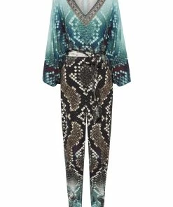 Camilla EBoutique (US) Sale Clothing JERSEY BAT SLEEVE JUMPSUIT PREY