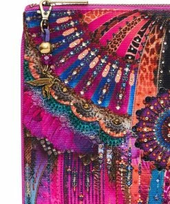 Camilla EBoutique (US) SMALL CANVAS CLUTCH MIDNIGHT MADNESS Up To 30% Off