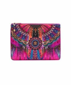 Camilla EBoutique (US) SMALL CANVAS CLUTCH MIDNIGHT MADNESS Up To 30% Off
