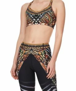 Camilla EBoutique (AU) Sale Clothing PANELLED ACTIVE BRA LOST PARADISE