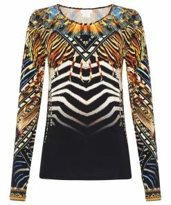 Camilla EBoutique (AU) LONG SLEEVE THUMBHOLE TOP LOST PARADISE Up To 30% Off
