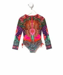 Camilla EBoutique (US) KIDS RUCHED SIDE PADDLESUIT 12-14 XANADU RISING New To Sale