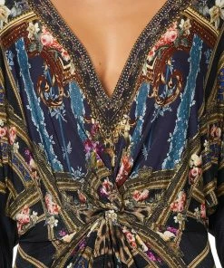 Camilla EBoutique (US) Up To 30% Off TWIST FRONT DRESS FIELDS OF TREASURE