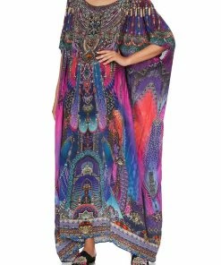 Camilla EBoutique (US) ROUND NECK KAFTAN MIDNIGHT MADNESS Up To 40% Off