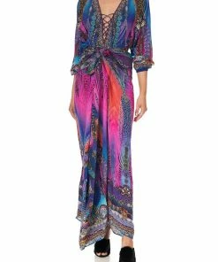 Camilla EBoutique (US) ROUND NECK KAFTAN MIDNIGHT MADNESS Up To 40% Off