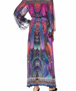 Camilla EBoutique (US) DRAWSTRING BUTTON UP DRESS MIDNIGHT MADNESS Sale Clothing