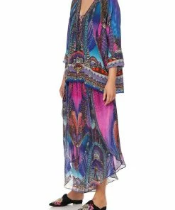 Camilla EBoutique (US) LACE UP BLOUSE MIDNIGHT MADNESS Sale Clothing