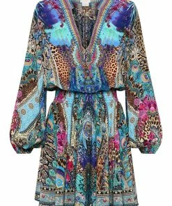 Camilla EBoutique (US) Up To 30% Off SHIRRED RELAXED SHORT DRESS BASILICA BEAUTY