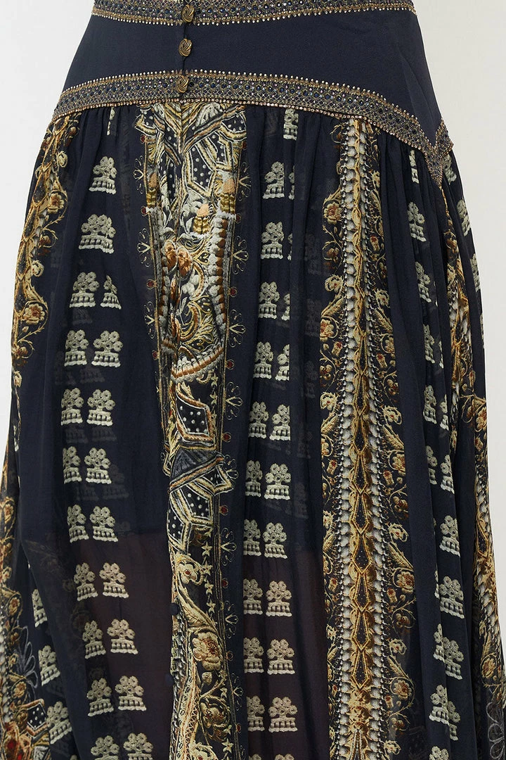 Camilla EBoutique (US) Sale Clothing SHAPED WAIST SKIRT ITS ALL OVER TORERO