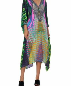 Camilla EBoutique (US) MIDI KAFTAN WITH CUFF POSEIDONS POISON Sale Clothing