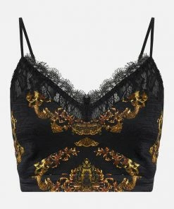 Camilla EBoutique (US) Sale Clothing QUILTED BRALETTE SHADOWS OF ARMADA