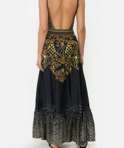 Camilla EBoutique (US) Sale Clothing RUFFLE HEM SKIRT SHADOWS OF ARMADA