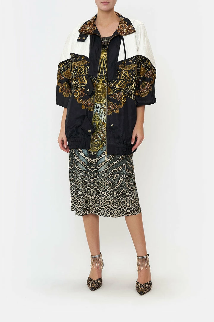 Camilla EBoutique (US) Sale Clothing PANELLED YOKE PARKA SHADOWS OF ARMADA LOUNGE