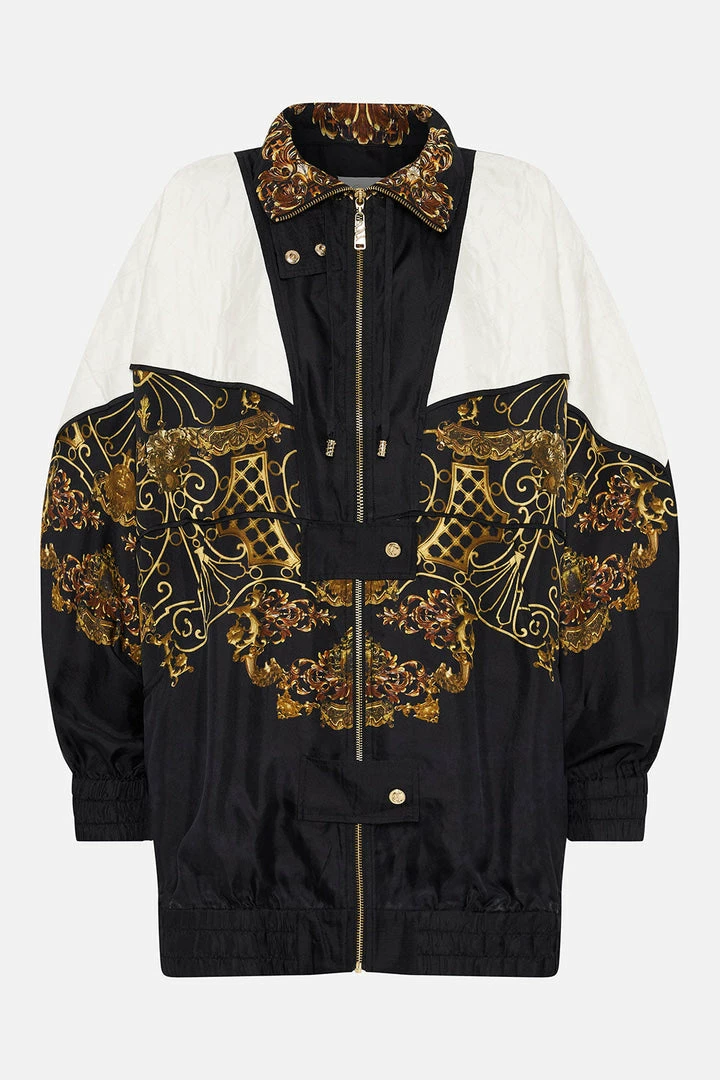 Camilla EBoutique (US) Sale Clothing PANELLED YOKE PARKA SHADOWS OF ARMADA LOUNGE