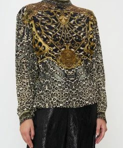 Camilla EBoutique (US) TUCKED SHOULDER TOP ARMADA