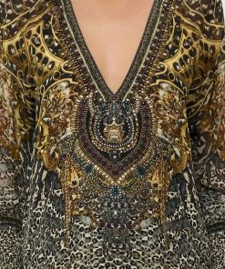 Camilla EBoutique (US) SHIRRED CUFF BLOUSE ARMADA Sale Clothing