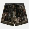 Camilla EBoutique (US) ELASTIC WAIST BOARDSHORT DESERT DREAMS