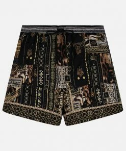 Camilla EBoutique (US) ELASTIC WAIST BOARDSHORT DESERT DREAMS