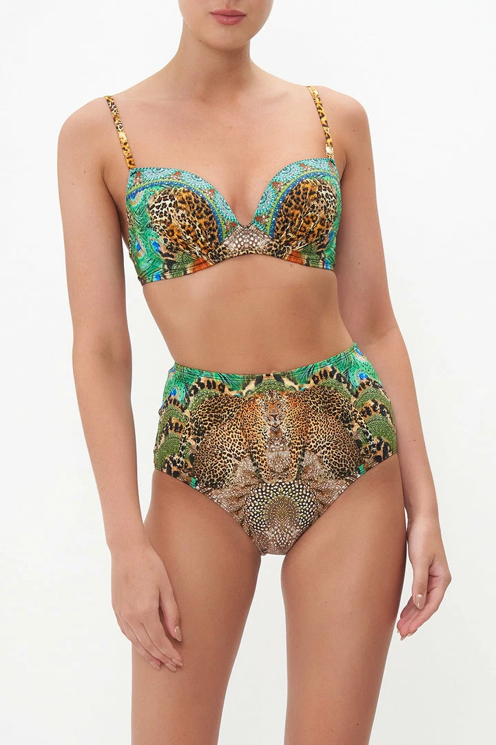 Camilla EBoutique (US) MOULDED PLUNGE BRA SURREALIST XANADU Sale Swimwear
