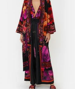 Camilla EBoutique (US) LONG LAYER WITH NECKBANDS MIDNIGHT POPPY