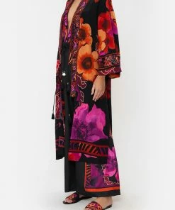 Camilla EBoutique (US) LONG LAYER WITH NECKBANDS MIDNIGHT POPPY