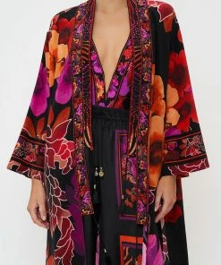 Camilla EBoutique (US) LONG LAYER WITH NECKBANDS MIDNIGHT POPPY