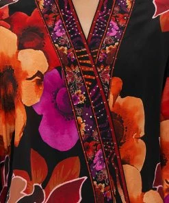 Camilla EBoutique (US) LONG LAYER WITH NECKBANDS MIDNIGHT POPPY