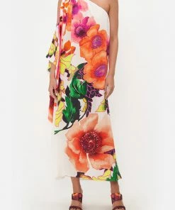 Camilla EBoutique (US) Up To 30% Off ASYMMETRIC HARDWARE KAFTAN PRETTY AS A POPPY