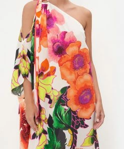Camilla EBoutique (US) Up To 30% Off ASYMMETRIC HARDWARE KAFTAN PRETTY AS A POPPY