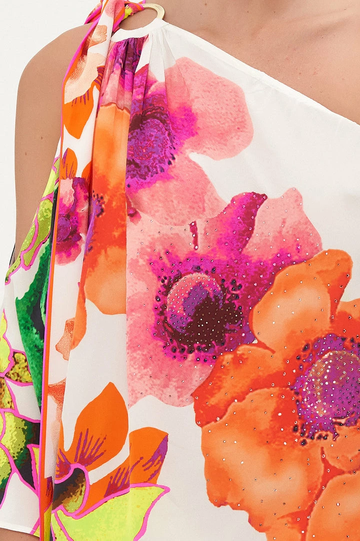 Camilla EBoutique (US) Up To 30% Off ASYMMETRIC HARDWARE KAFTAN PRETTY AS A POPPY