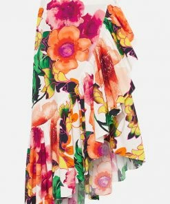 Camilla EBoutique (US) ASYMMETRICAL RUFFLE SKIRT PRETTY AS A POPPY Sale Clothing