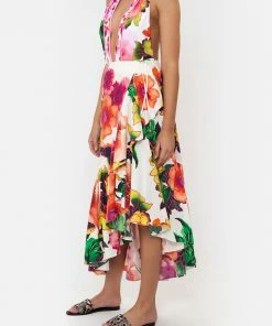 Camilla EBoutique (US) ASYMMETRICAL RUFFLE SKIRT PRETTY AS A POPPY Sale Clothing