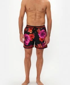 Camilla EBoutique (US) ELASTIC WAIST BOARDSHORT MIDNIGHT POPPY Up To 40% Off