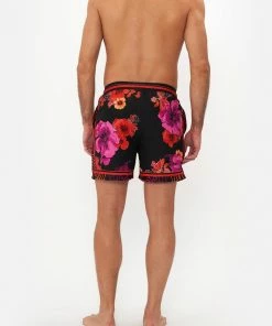 Camilla EBoutique (US) ELASTIC WAIST BOARDSHORT MIDNIGHT POPPY Up To 40% Off