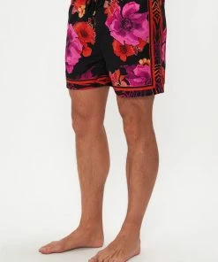 Camilla EBoutique (US) ELASTIC WAIST BOARDSHORT MIDNIGHT POPPY Up To 40% Off