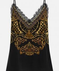 Camilla EBoutique (US) LACE TRIM CAMI SHADOWS OF ARMADA Sale Clothing