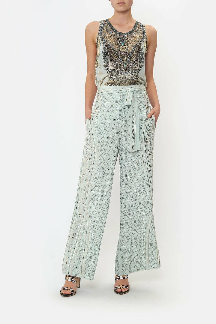 Camilla EBoutique (US) Clothing PAPERBAG WAIST WIDE LEG PANT LUXE ESPIRITU