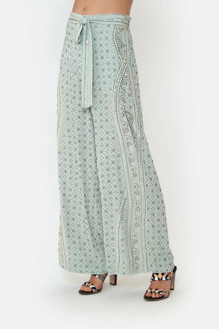 Camilla EBoutique (US) Clothing PAPERBAG WAIST WIDE LEG PANT LUXE ESPIRITU