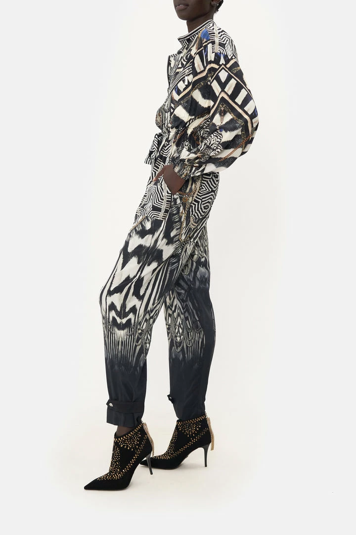 Camilla EBoutique (US) Sale Clothing DRAWSTRING ZIP JUMPSUIT KNIGHT OF THE WILD