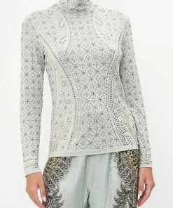 Camilla EBoutique (US) Clothing JERSEY TURTLENECK LUXE ESPIRITU