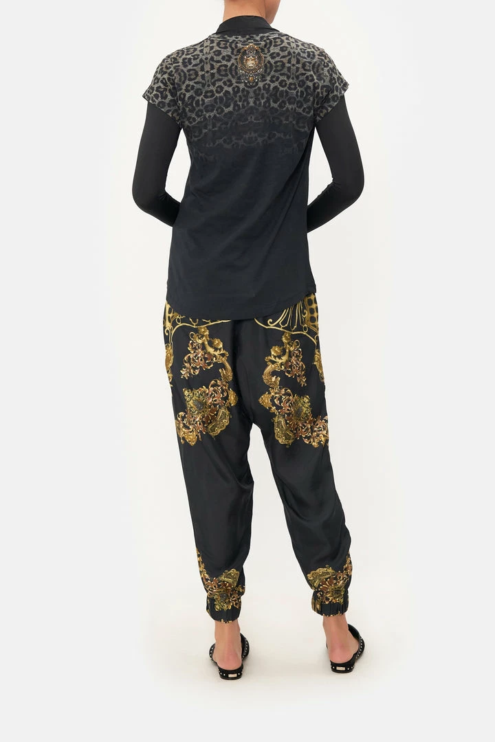 Camilla EBoutique (US) Sale Activewear & Loungewear CURVED HEM FITTED TEE SHADOWS OF ARMADA LOUNGE