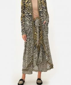 Camilla EBoutique (US) LONG CASUAL JACKET WITH POCKETS ARMADA