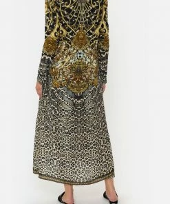 Camilla EBoutique (US) LONG CASUAL JACKET WITH POCKETS ARMADA